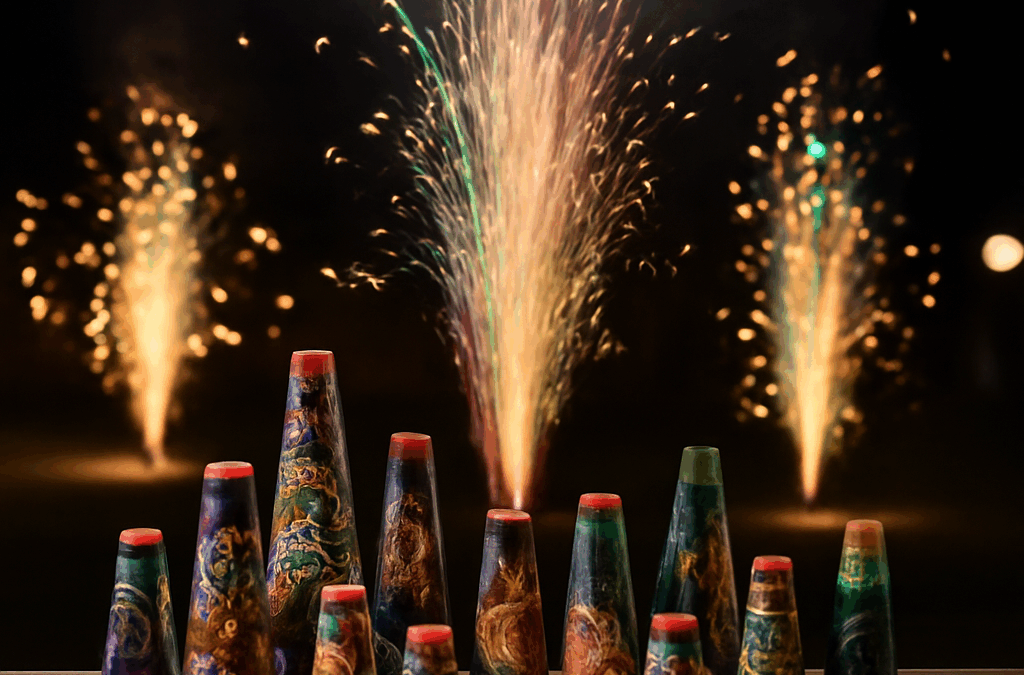 Ullustration af fontæne sortiment