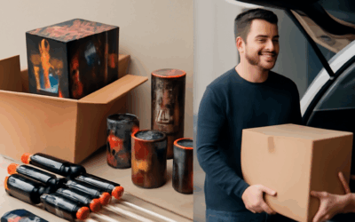 Nem og sikker fyrværkeri bestilling til nytårsfesten