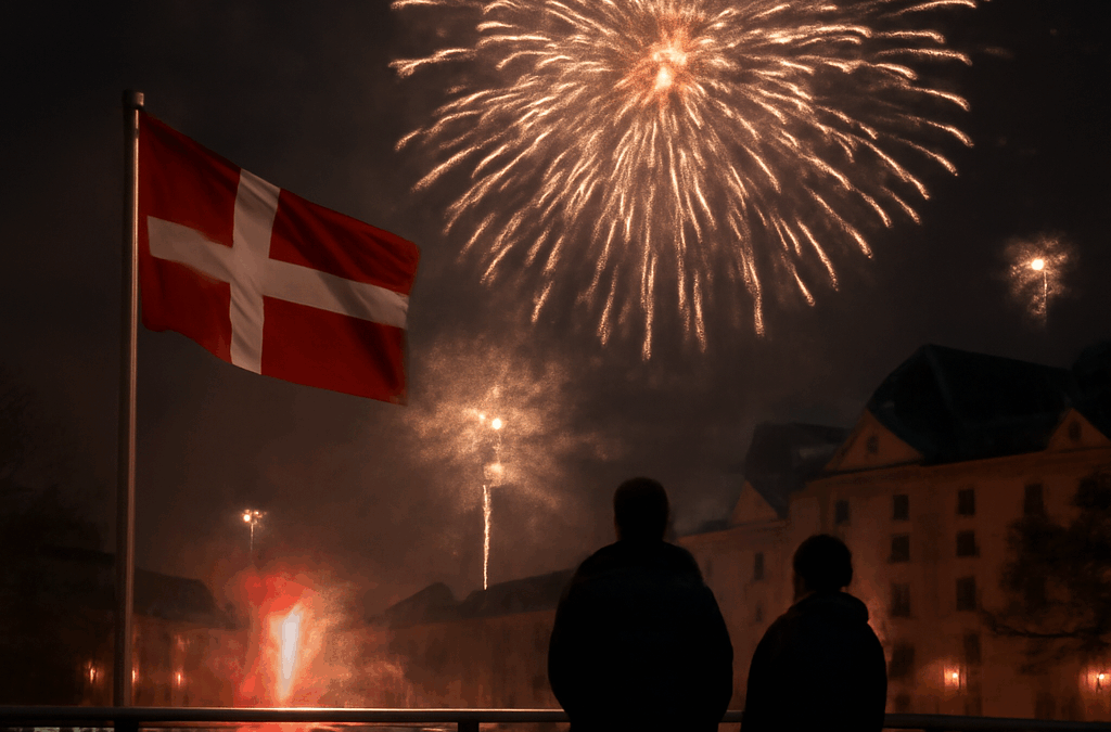 Ullustration af fyrværkeri danmark regler