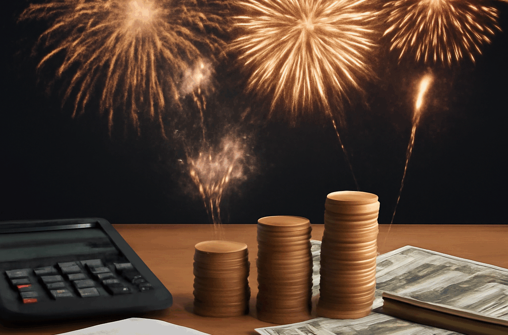 Ullustration af fyrværkeri sikkerhed