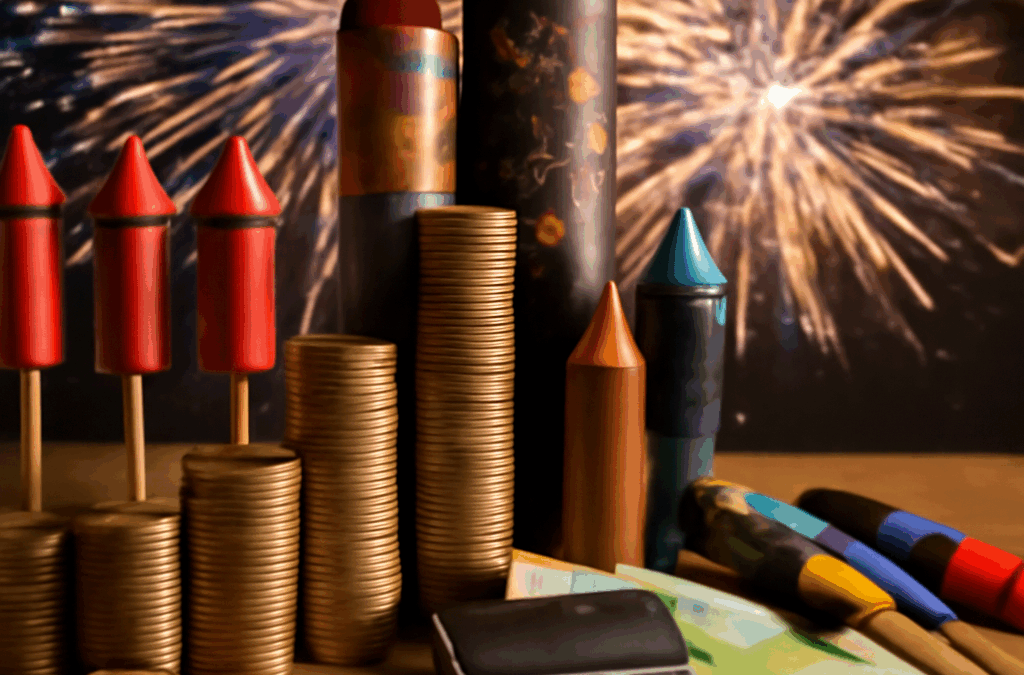 Ullustration af fyrværkeri tilbud