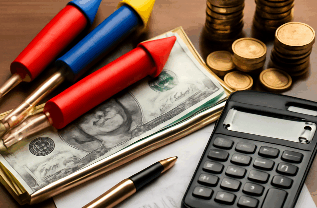 Ullustration af raket sortiment